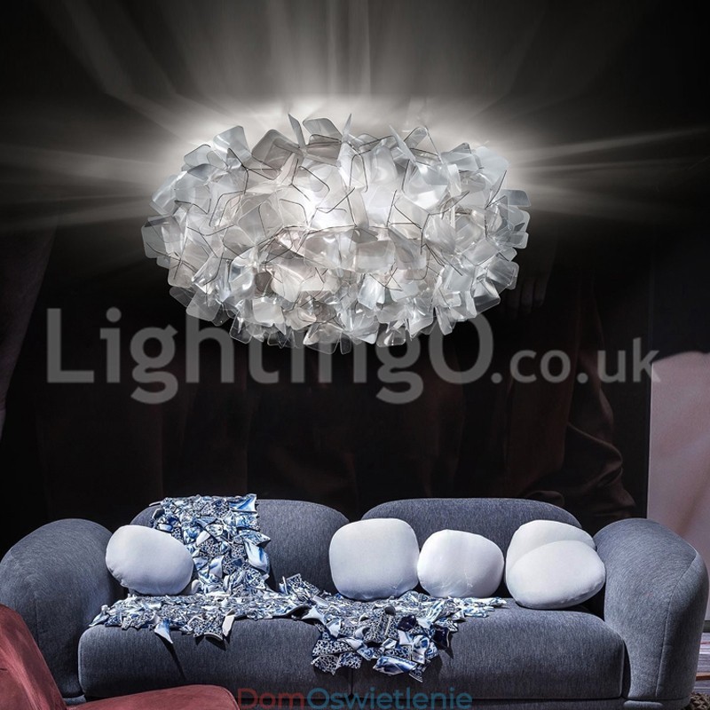 Nowoczesne źródło światła, trzykolorowe lampy sufitowe z możliwością przełączania