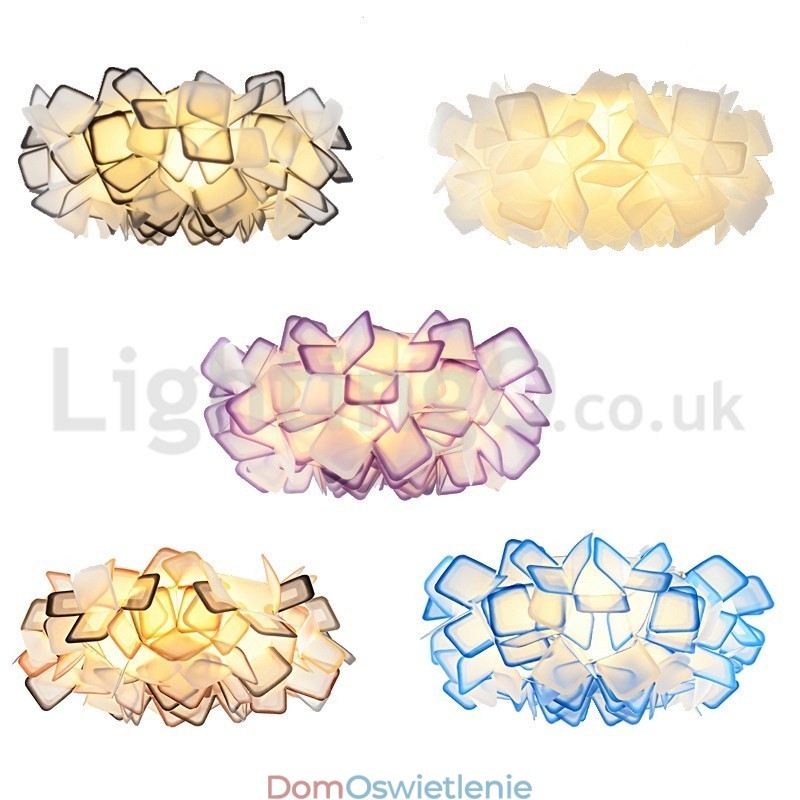 Nowoczesne źródło światła, trzykolorowe lampy sufitowe z możliwością przełączania