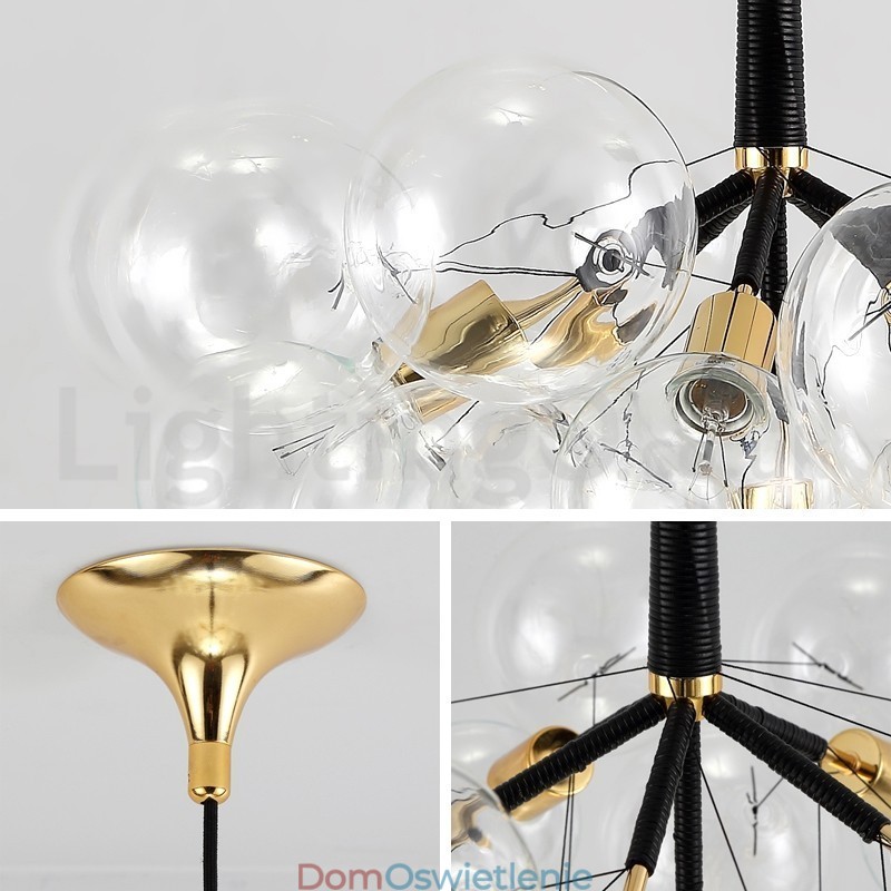Nowoczesna lampa wisząca Bubble Ball