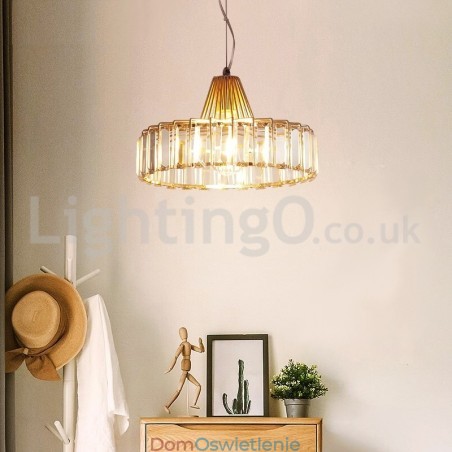 Nordic Pojedyncza lampa wisząca kryształowa Nordic Pojedyncza lampa wisząca kryształowa