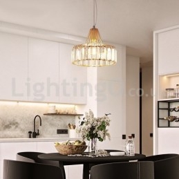 Nordic Pojedyncza lampa wisząca kryształowa