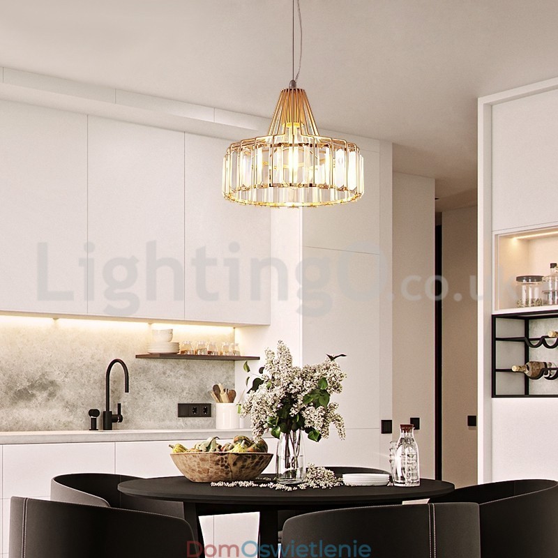 Nordic Pojedyncza lampa wisząca kryształowa