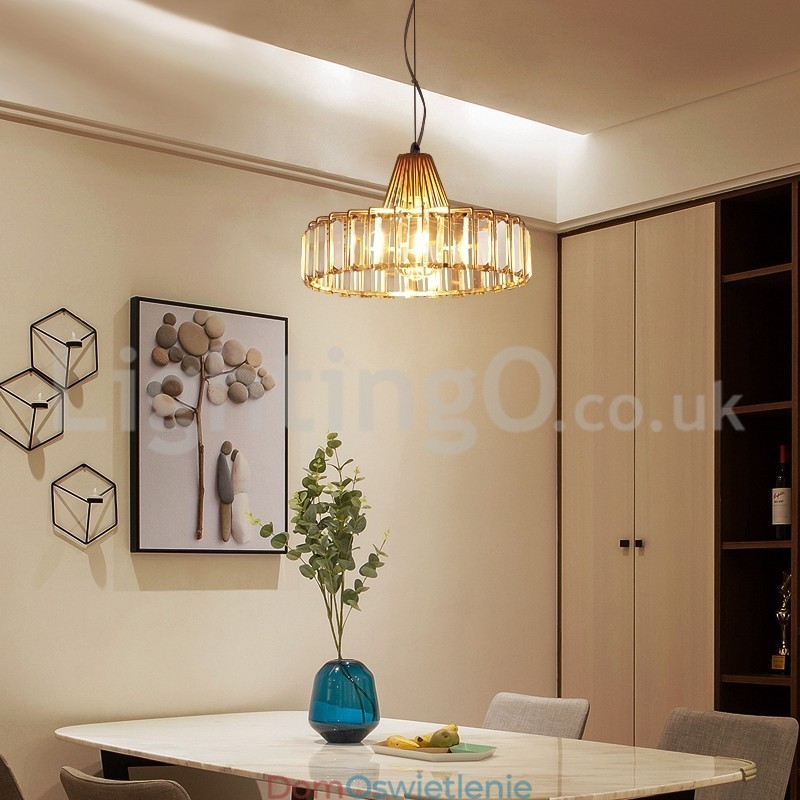 Nordic Pojedyncza lampa wisząca kryształowa