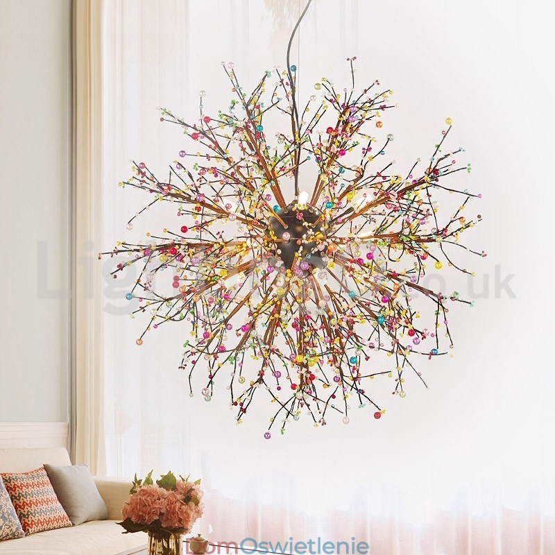 Nordic Dandelion Żyrandol Kolorowy Żyrandol