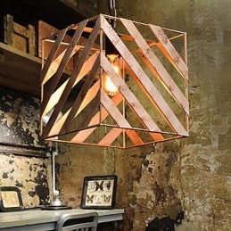 Retro Żelazna Lampa Nowoczesny Minimalistyczny Żyrandol W Stylu Industrialnym