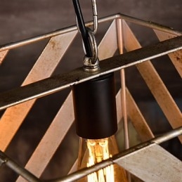 Retro Żelazna Lampa Nowoczesny Minimalistyczny Żyrandol W Stylu Industrialnym