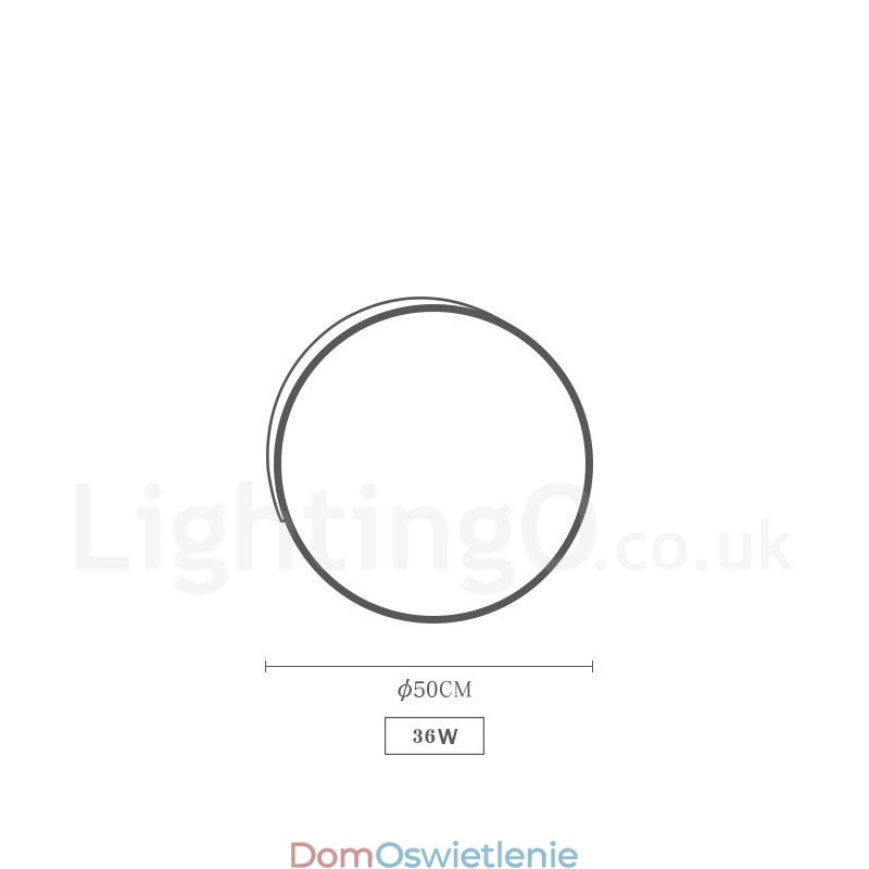 Ściemnialna wielokolorowa okrągła drewniana lampa sufitowa z akrylowym kloszem Lampa sufitowa w stylu nordyckim