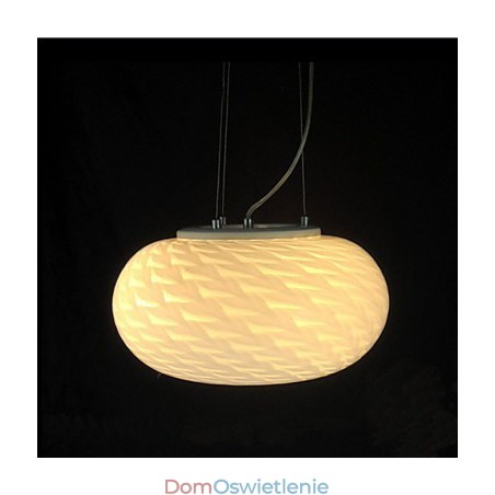 Nowoczesna minimalistyczna rzeźbiona mlecznobiała lampa żyrandolowa Nowoczesna minimalistyczna rzeźbiona mlecznobiała lampa żyrandolowa