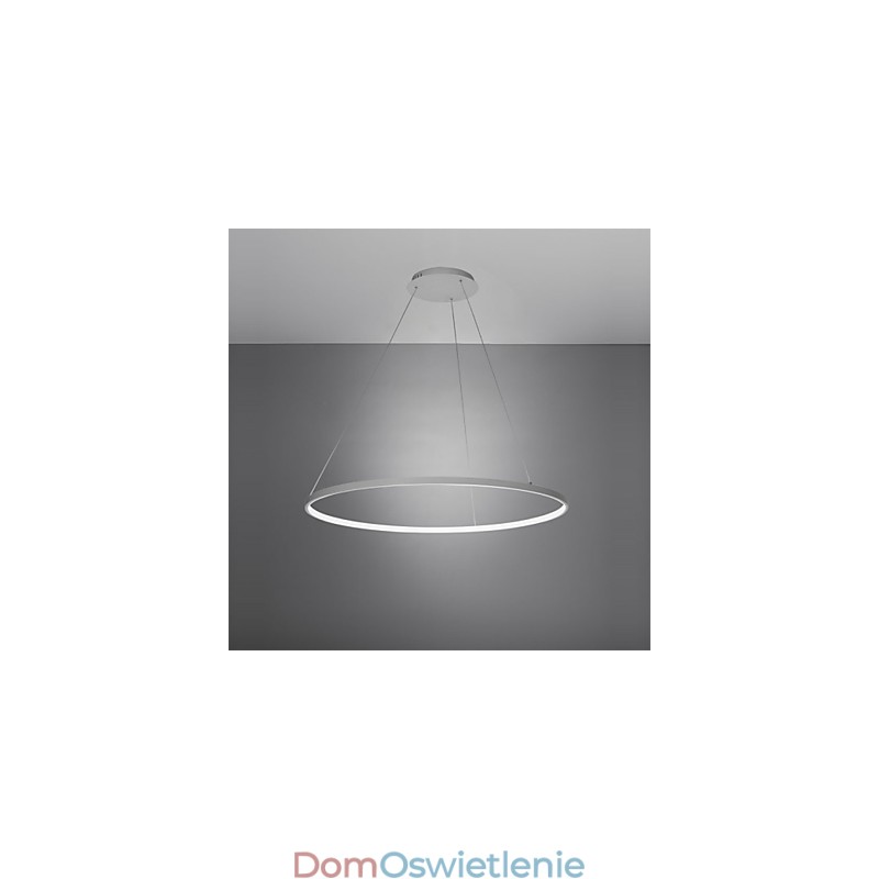 Ściemnialna lampa wisząca o mocy 63 W i średnicy 100 cm, nowoczesny design, pierścień