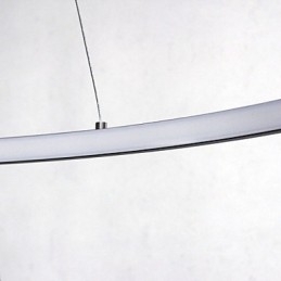 Ściemnialna lampa wisząca o mocy 63 W i średnicy 100 cm, nowoczesny design, pierścień