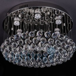Nowoczesna lampa sufitowa K9 Crystal Round Flush Mount