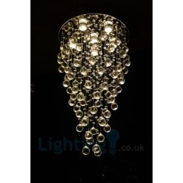 6-punktowa nowoczesna lampa sufitowa K9 Crystal Round Flush Mount