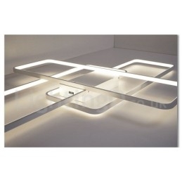 Nowoczesna współczesna aluminiowa lampa sufitowa do montażu na ścianie z pilotem do ściemniania do salonu, sypialni, może być również używana jako lampa ścienna