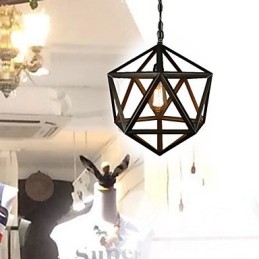 Rustykalny metalowy żyrandol w stylu vintage