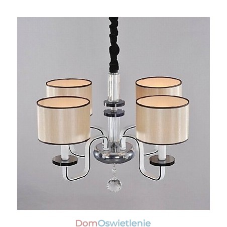 Nowoczesny minimalistyczny żyrandol oświetlenie tkaniny artystyczne kryształowy żyrandol