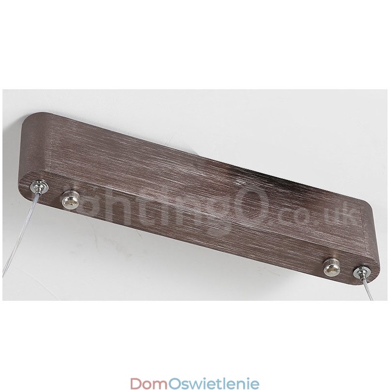 Ściemnialna lampa wisząca liniowa z pilotem zdalnego sterowania, nowoczesny design