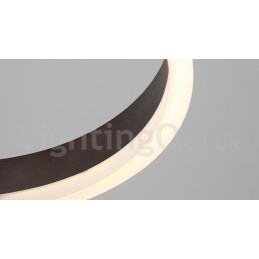 Ściemnialna lampa wisząca liniowa z pilotem zdalnego sterowania, nowoczesny design