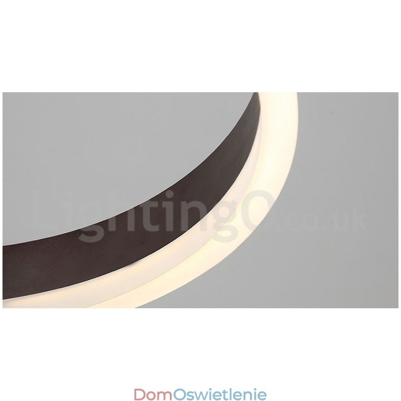Ściemnialna lampa wisząca liniowa z pilotem zdalnego sterowania, nowoczesny design