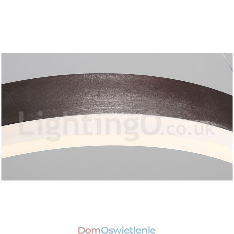 Ściemnialna lampa wisząca liniowa z pilotem zdalnego sterowania, nowoczesny design