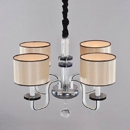 Nowoczesny minimalistyczny żyrandol oświetlenie tkaniny artystyczne kryształowy żyrandol