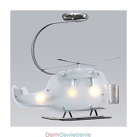 Prosta dziecięca lampa Szklana lampa helikopterowa z kreskówek Prosta dziecięca lampa Szklana lampa helikopterowa z kreskówek