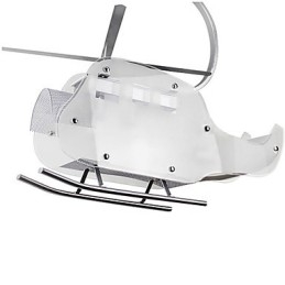 Prosta dziecięca lampa Szklana lampa helikopterowa z kreskówek