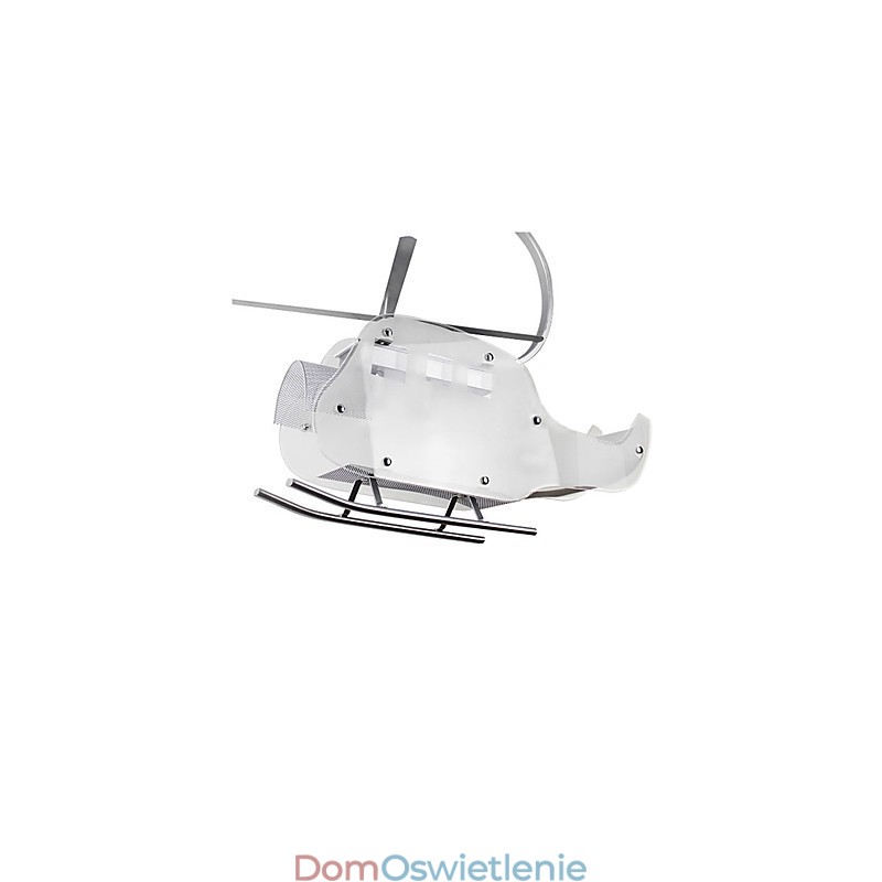 Prosta dziecięca lampa Szklana lampa helikopterowa z kreskówek