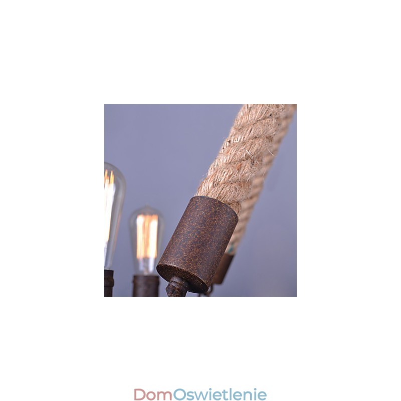 Vintage Rope Pendant Light Loft Creative Industrial Lamp American Style Decoration
