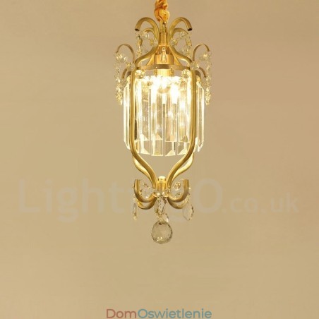 Czysty mosiądz Rustykalny Lodge Nordic Style Flush Mount Kryształowe lampy sufitowe Czysty mosiądz Rustykalny Lodge Nordic Style Flush Mount Kryształowe lampy sufitowe
