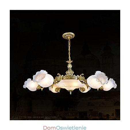 Tradycyjny Klasyczny Vintage Retro Brązowy Metalowy Żyrandol Tradycyjny Klasyczny Vintage Retro Brązowy Metalowy Żyrandol