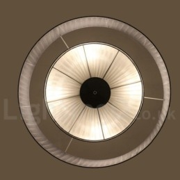 Drum 4 Light Pendant Modern Lamp z abażurem materiałowym