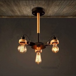 Lampy i latarnie studyjne Amerykański sufit retro