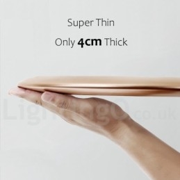 4CM Grube Super Cienkie Ściemnialne Nowoczesne Współczesne Lampy Sufitowe W Stylu Nordyckim Z Kloszem Akrylowym Z Pilotem Zdalnego Sterowania Mogą Być Również Używane Jako Lampa Ścienna