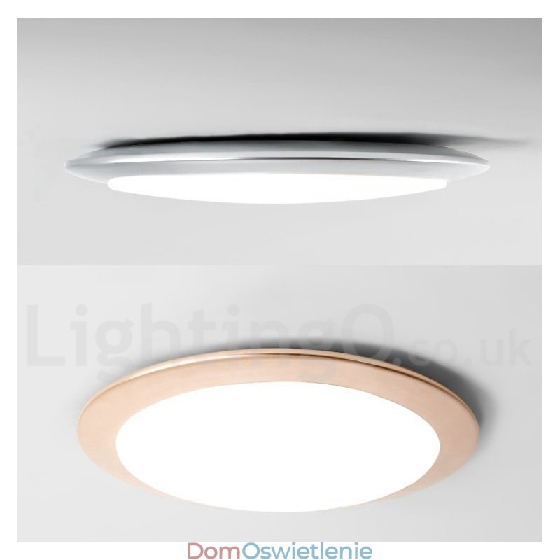 4CM Grube Super Cienkie Ściemnialne Nowoczesne Współczesne Lampy Sufitowe W Stylu Nordyckim Z Kloszem Akrylowym Z Pilotem Zdalnego Sterowania Mogą Być Również Używane Jako Lampa Ścienna