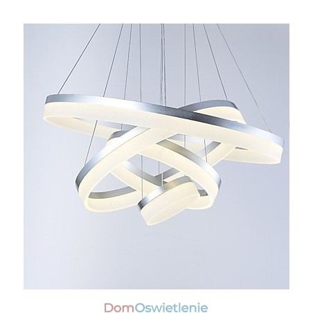 Żyrandol akrylowy Pierścień Wiszące Lampy Oświetleniowe z