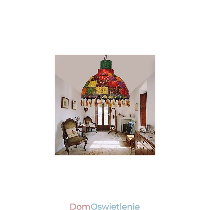 Miniaturowy żyrandol w stylu vintage, lampa ręczna