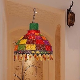 Miniaturowy żyrandol w stylu vintage, lampa ręczna