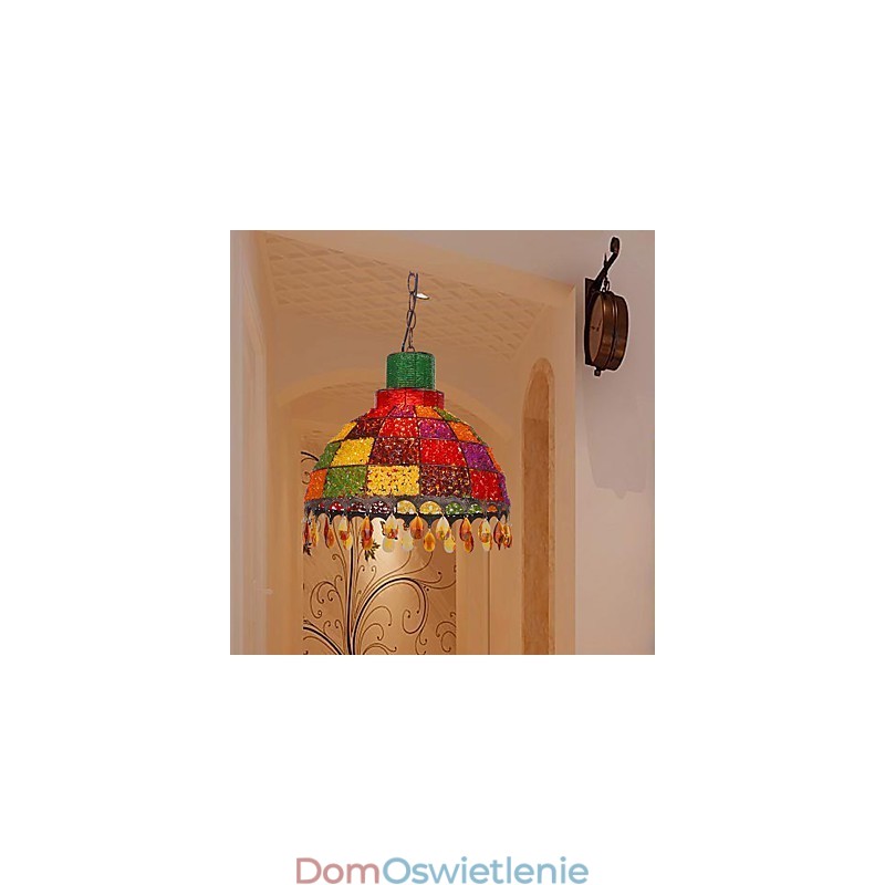 Miniaturowy żyrandol w stylu vintage, lampa ręczna