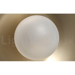 1 Lekka lampa wisząca w stylu industrialnym, w kolorze złotym, w stylu mini, galwanicznie malowana, z kloszem szklanym