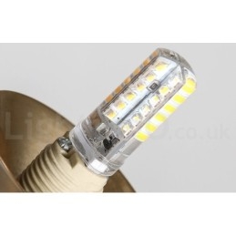 1 Lekka lampa wisząca w stylu industrialnym, w kolorze złotym, w stylu mini, galwanicznie malowana, z kloszem szklanym
