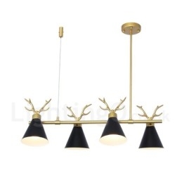 4-światłowy żyrandol Nordic Macaron Modern Antlers