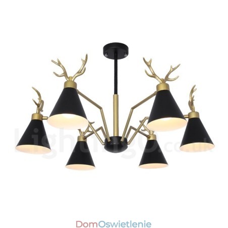 6-światłowy żyrandol Nordic Macaron Modern Antlers 6-światłowy żyrandol Nordic Macaron Modern Antlers