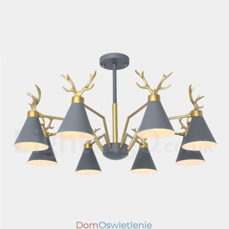 8-punktowy nowoczesny żyrandol Nordic Macaron Antlers 8-punktowy nowoczesny żyrandol Nordic Macaron Antlers