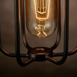 Żyrandol Mini Styl Rustykalny Domek Retro Metal 3 Światła Wisząca Lampa