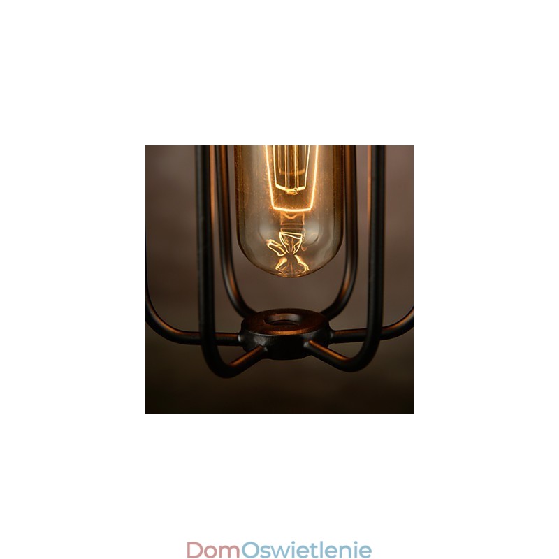 Żyrandol Mini Styl Rustykalny Domek Retro Metal 3 Światła Wisząca Lampa