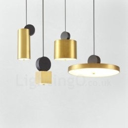 4 style złota czarna lampa wisząca postmodernistyczna