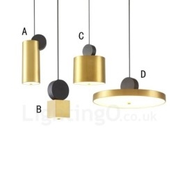 4 style złota czarna lampa wisząca postmodernistyczna