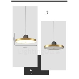 4 style złota czarna lampa wisząca postmodernistyczna