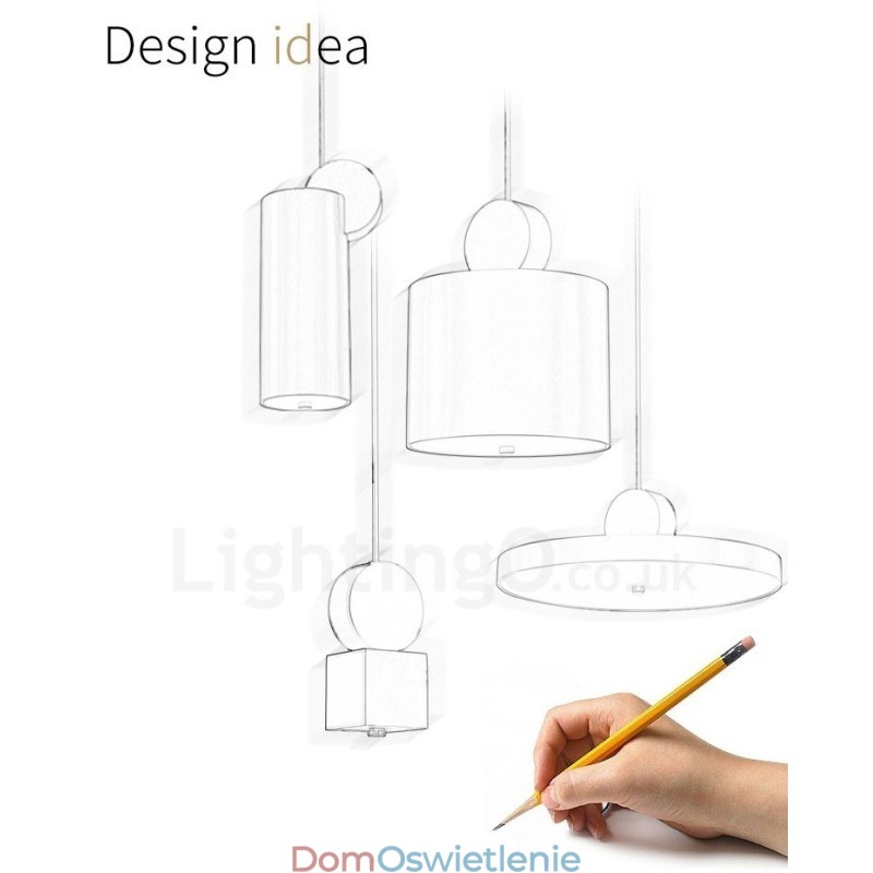 4 style złota czarna lampa wisząca postmodernistyczna