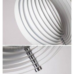 Kula Biała Obrót Postmodernistyczna DIY Wisząca Lampa